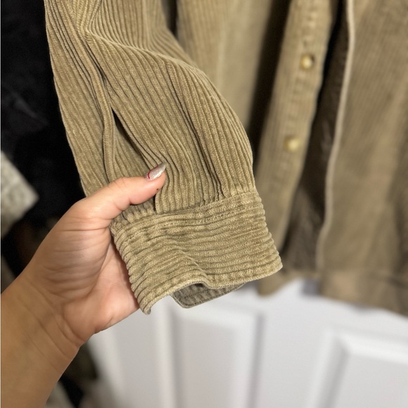 Corduroy Button-Up Jacket - Picture 3 of 5